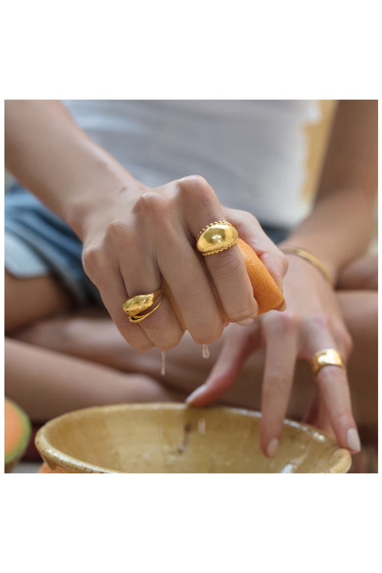 Deia Dome Ring, Alternate, color, YELLOW GOLD