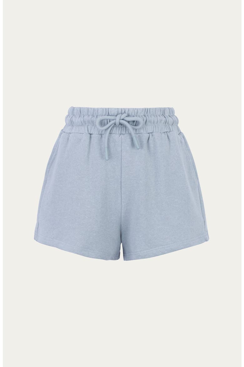 Hemp Essentials French Terry Shorts, Alternate, color, Blue