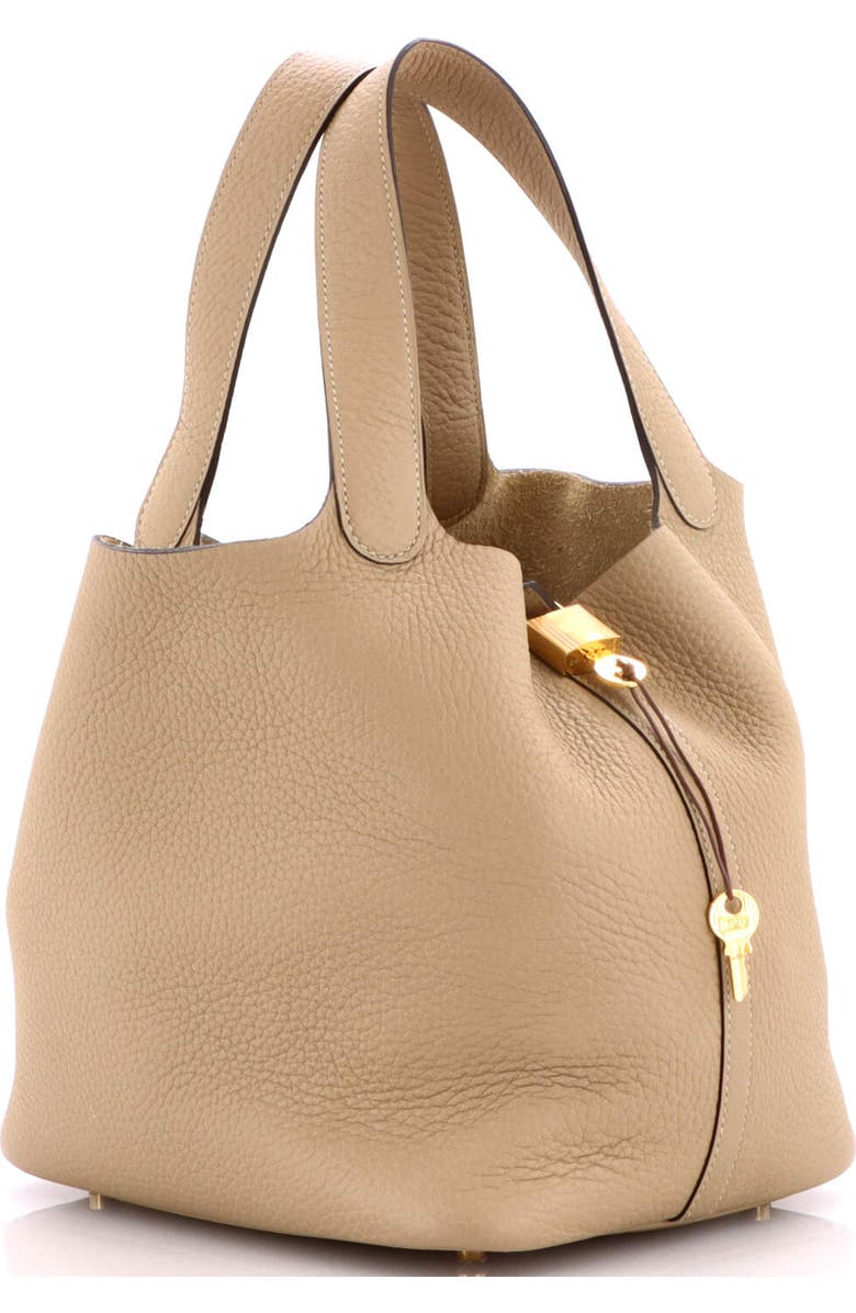 Pre-Owned Hermes Picotin Lock Bag Clemence MM, Alternate, color, Trench