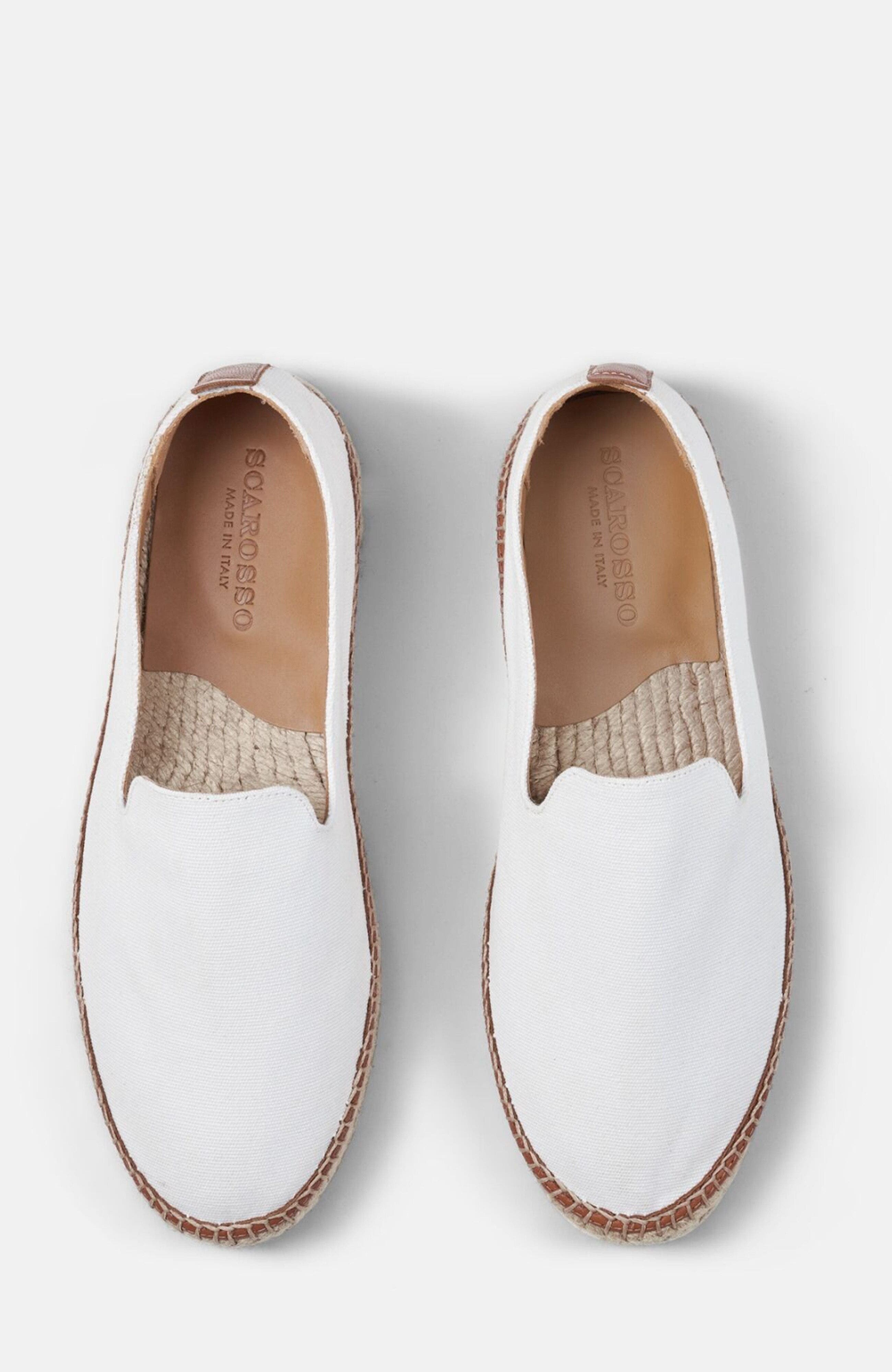 SCAROSSO Martin Espadrilles, Alternate, color, White - Canvas