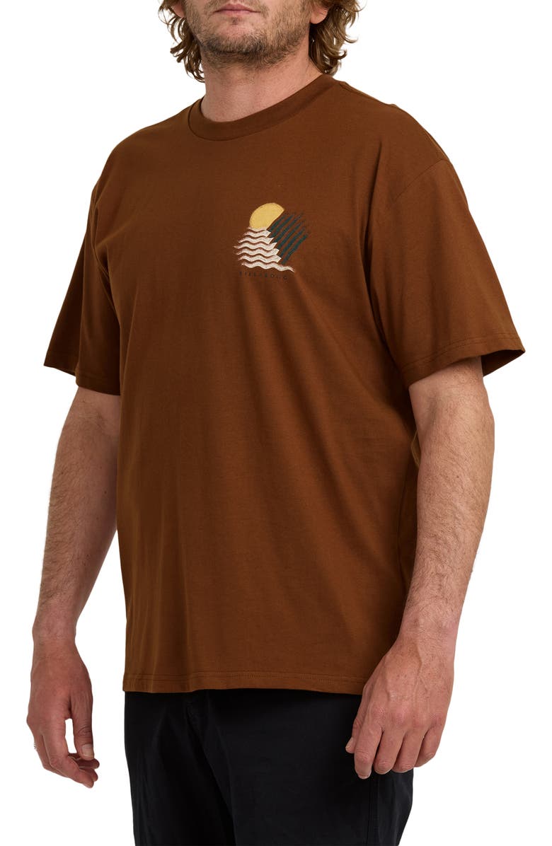 Billabong Canyons Regular Graphic T-Shirt, Alternate, color, Rust