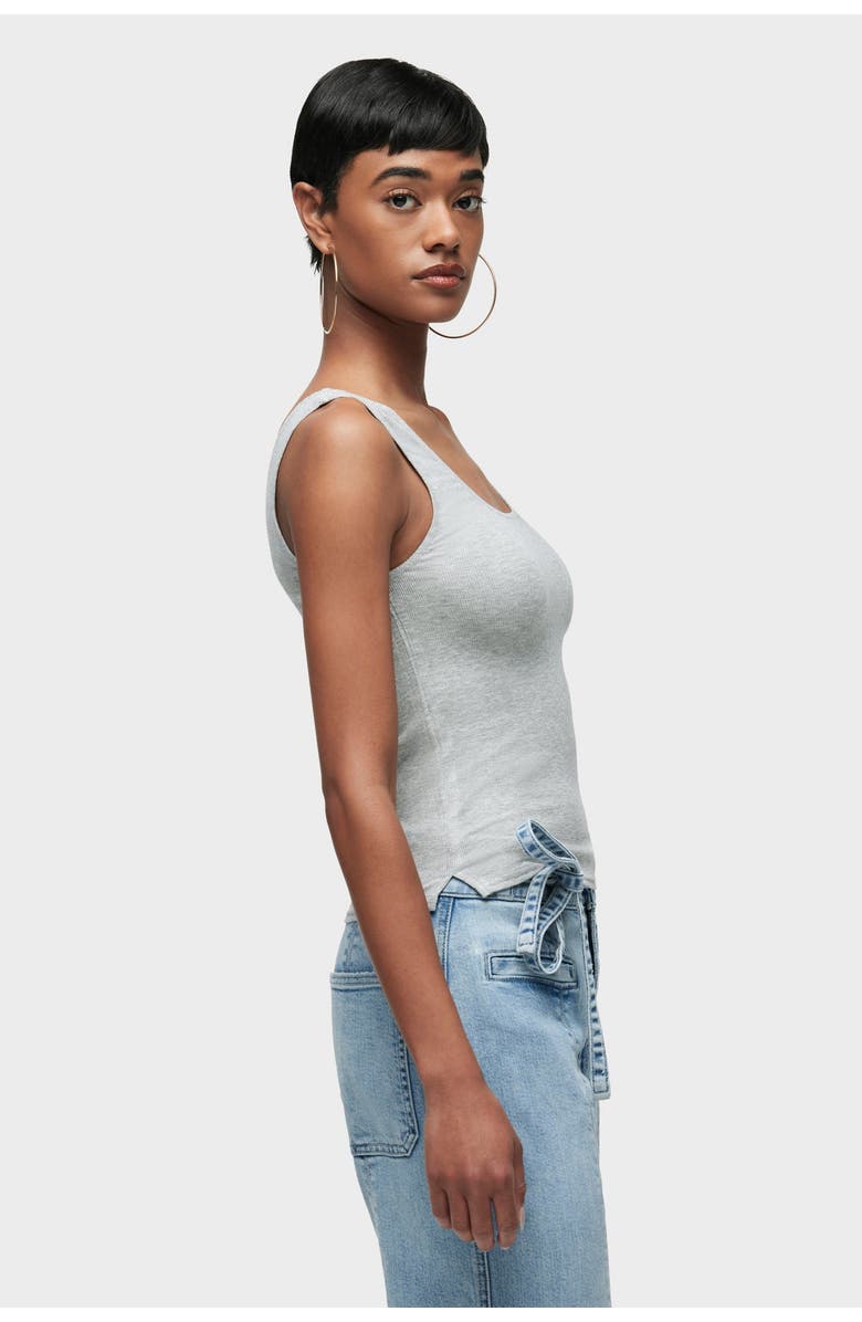 Hudson Jeans Scoop Neck Tank, Alternate, color, Heather Grey