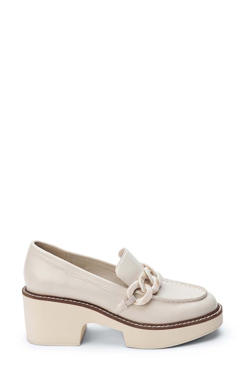 Matisse Louie Platform Loafer In Bone In Bone
