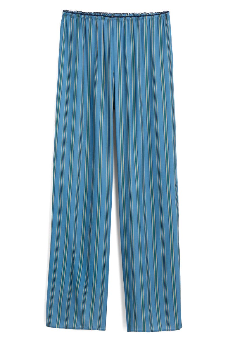 The Devon Pull-On Relaxed Straight Leg Pants, Alternate, color, PORT BLUE STRIPE