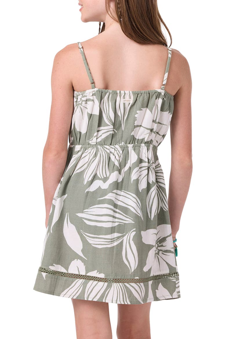 Kids' Alden Floral Print Sundress, Alternate, color, SEA SPRAY