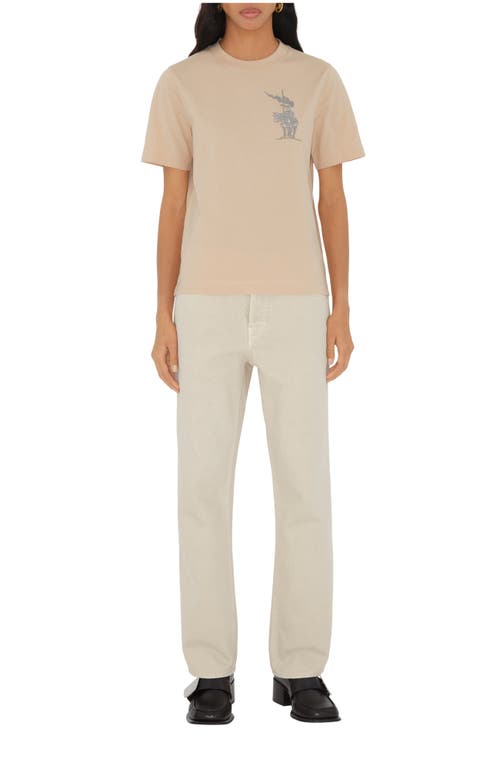 Burberry Ekd Cotton T-shirt In Brown