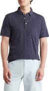 Faherty Heather Stretch Polo