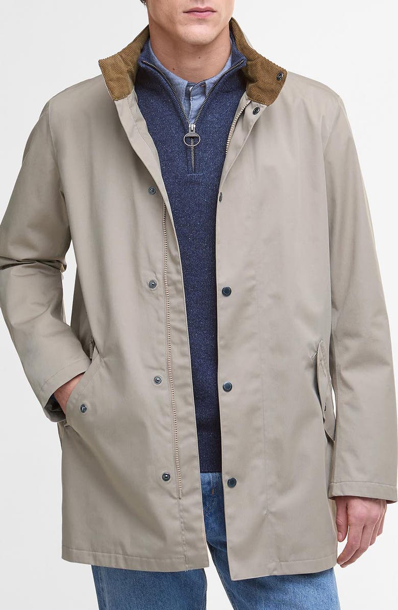 Barbour Chelsea Waterproof Jacket, Main, color, Washed Stone