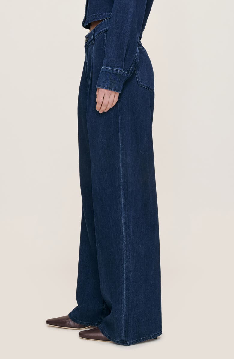 DL1961 Isabel Aura Relaxed Wide Leg Jeans, Alternate, color, Rain Storm