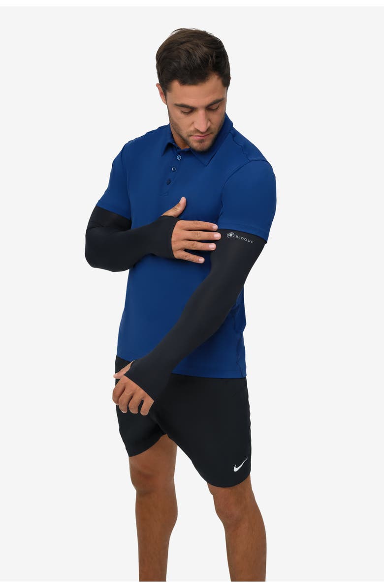 BloqUV Unisex Sun Arm Sleeves, Main, color, Black
