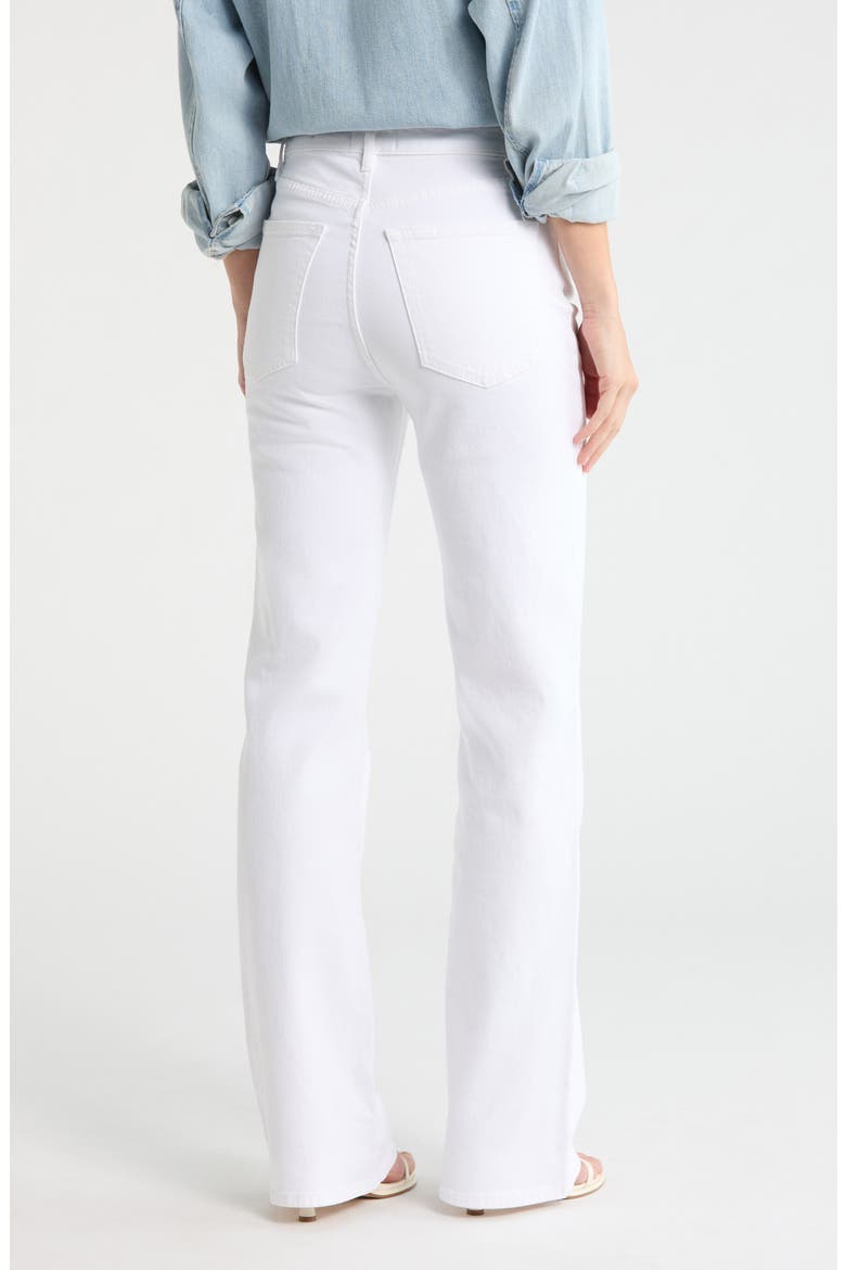The Arrow High Waist Relaxed Bootcut Jeans, Alternate, color, WHITE