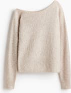H&M Alpaca-blend One-shoulder Jumper