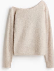 H&M Alpaca-blend One-shoulder Jumper