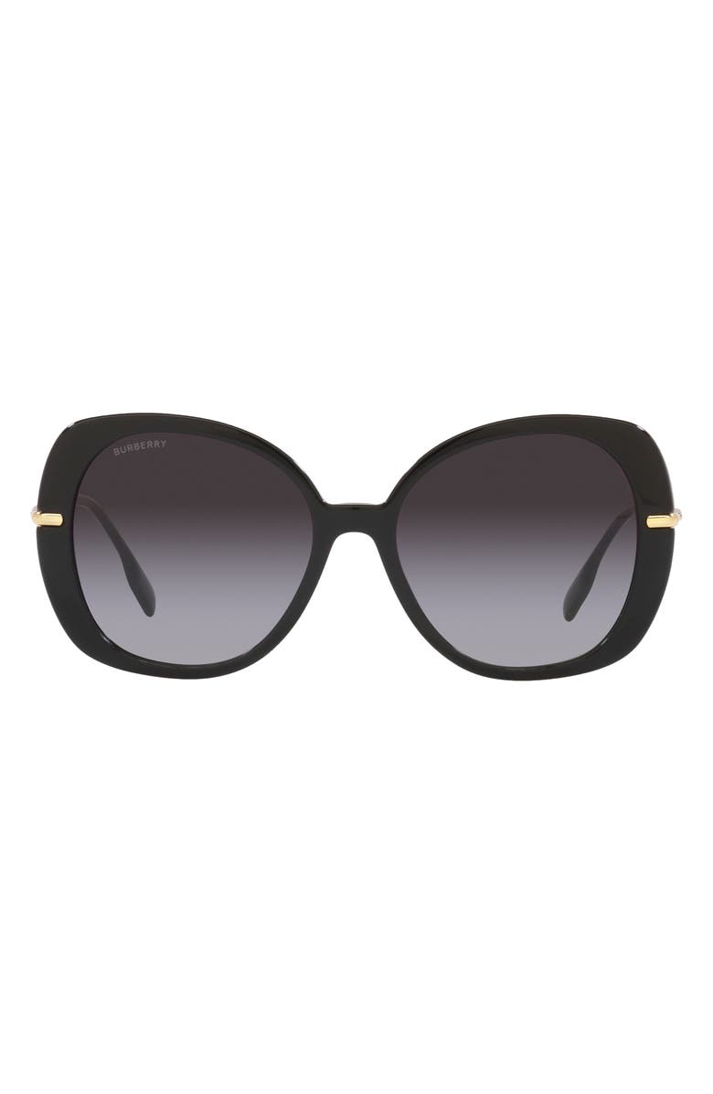 Burberry 55mm Round Sunglasses, Main, color, 