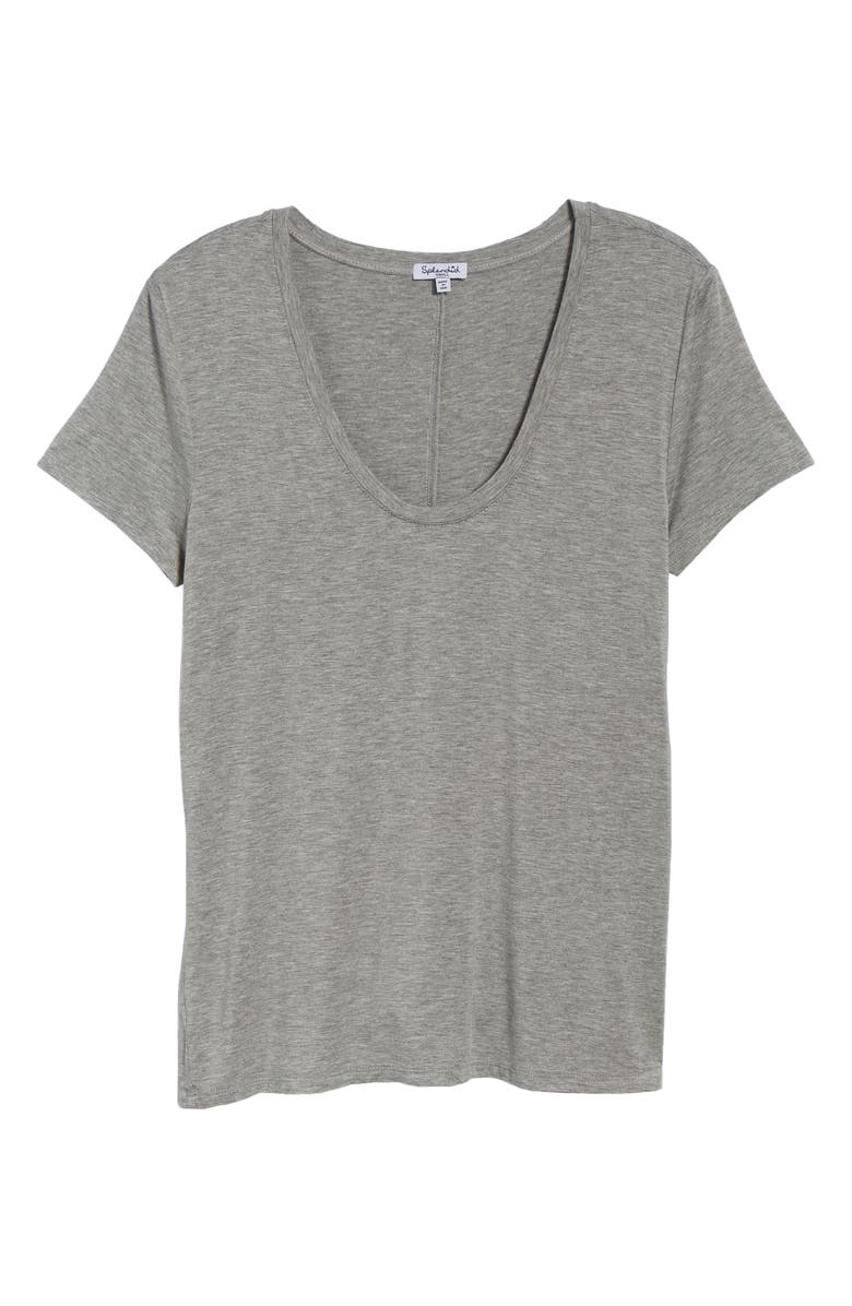 Splendid Scoop Neck Jersey Tee, Alternate, color,