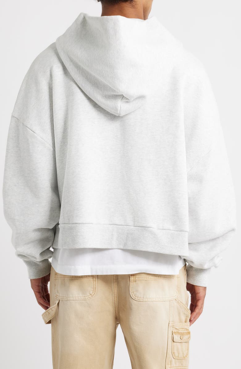 Elwood Flag Graphic Zip Hoodie, Alternate, color, Ash Grey