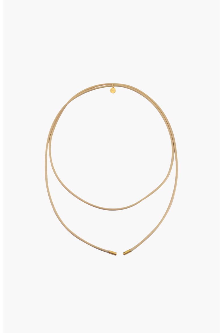 Wrap Cords Necklace, Main, color, Camel