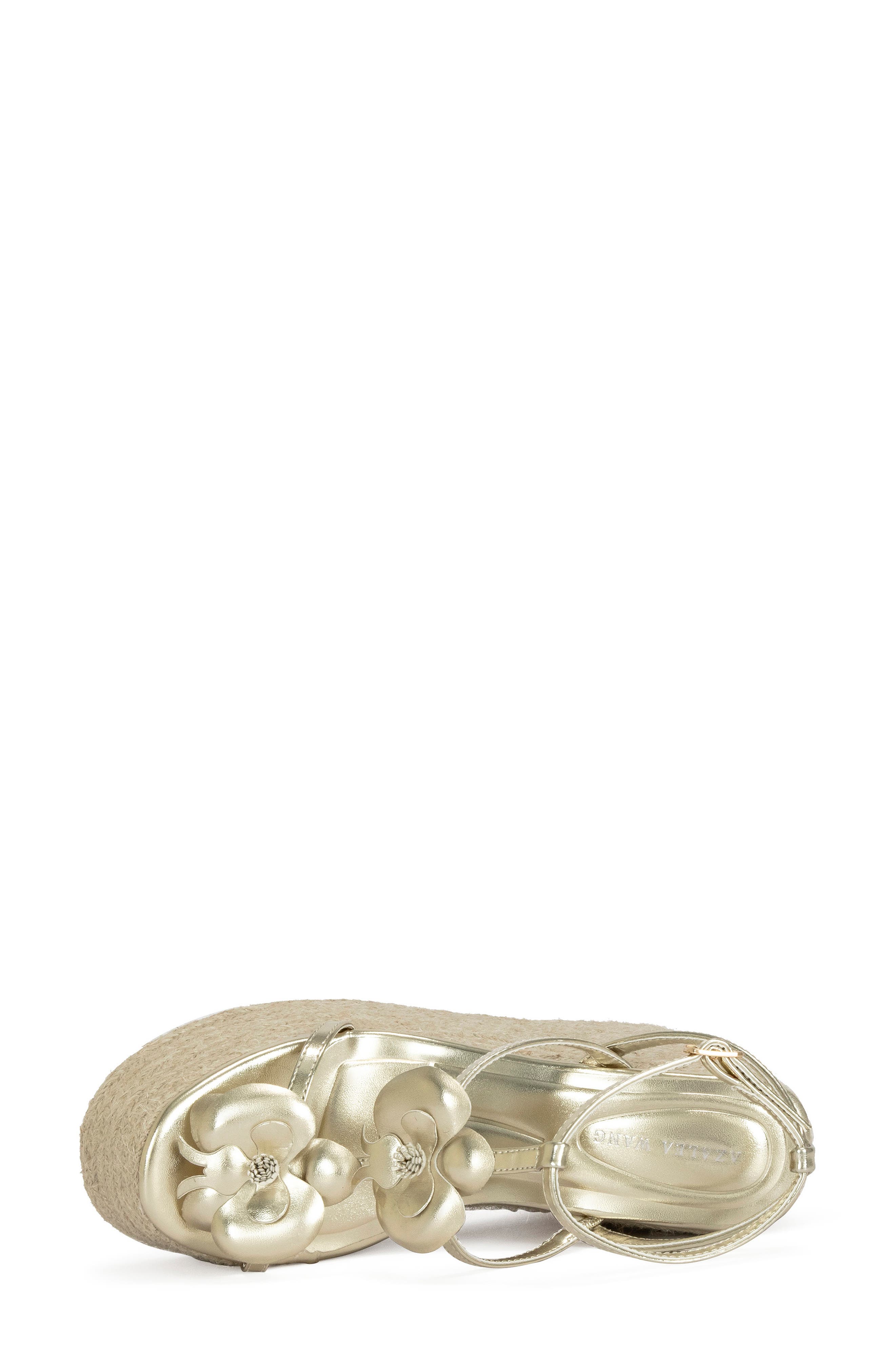 AZALEA WANG Barossa Espadrille Ankle Strap Platform Wedge Sandal, Alternate, color, 