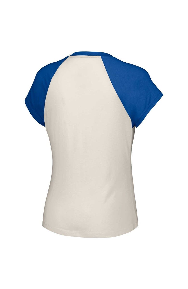 LUSSO Women's Lusso  White Los Angeles Dodgers Nikki Raglan T-Shirt, Alternate, color, 