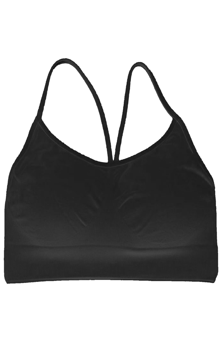 Malibu Sugar Original bandeau bra cami - Big Kid, Alternate, color, Black