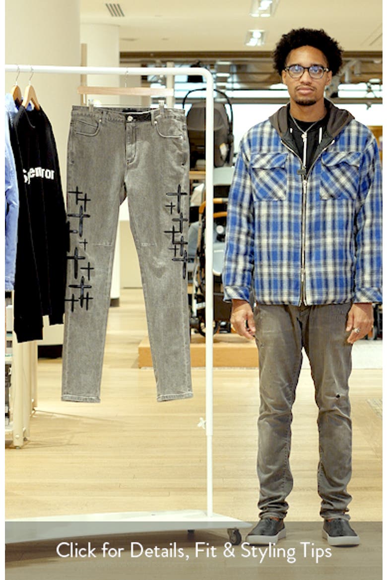 Bryant Clouded Mist Cross Skinny Jeans video