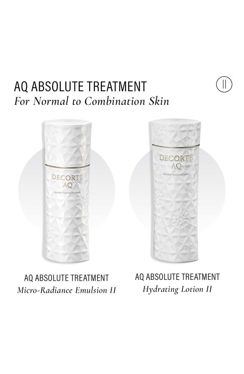 Decorté AQ Absolute Treatment Hydrating Lotion II, Alternate, color, 