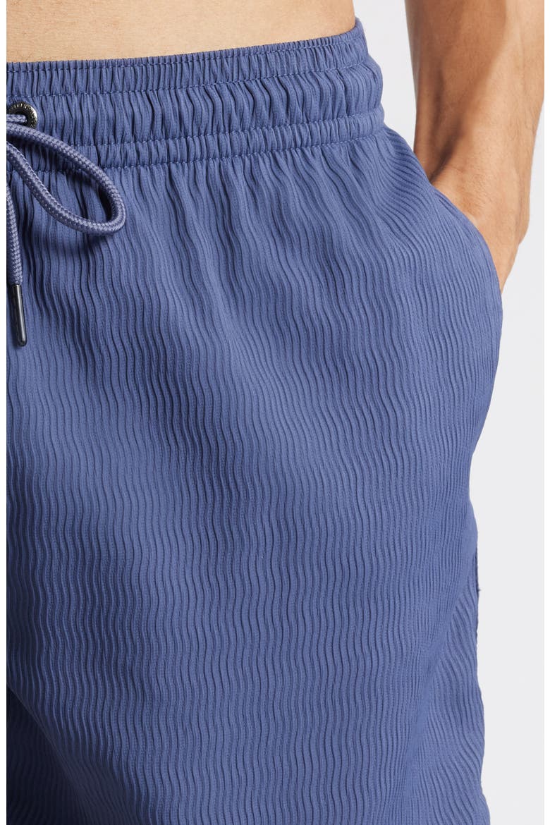 The Sketches 5.5-Inch Ribbed Swim Trunks, Alternate, color, NAVY