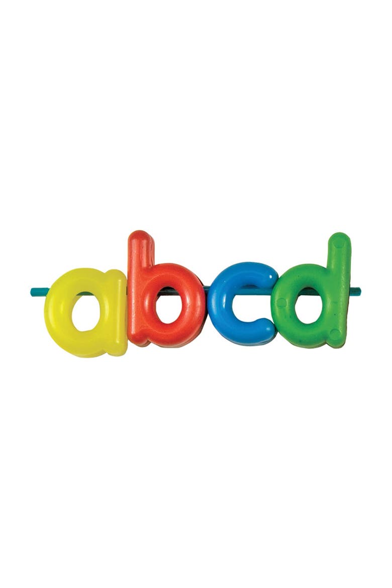 Lower Case Lacing Letter Beads - 288 Pieces, Alternate, color, Multicolored