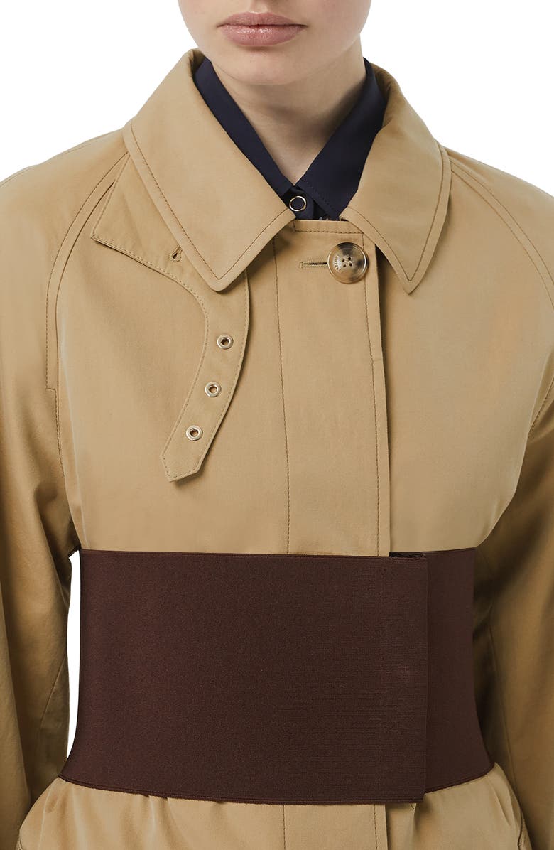 Burberry Belted Car Coat, Alternate, color,