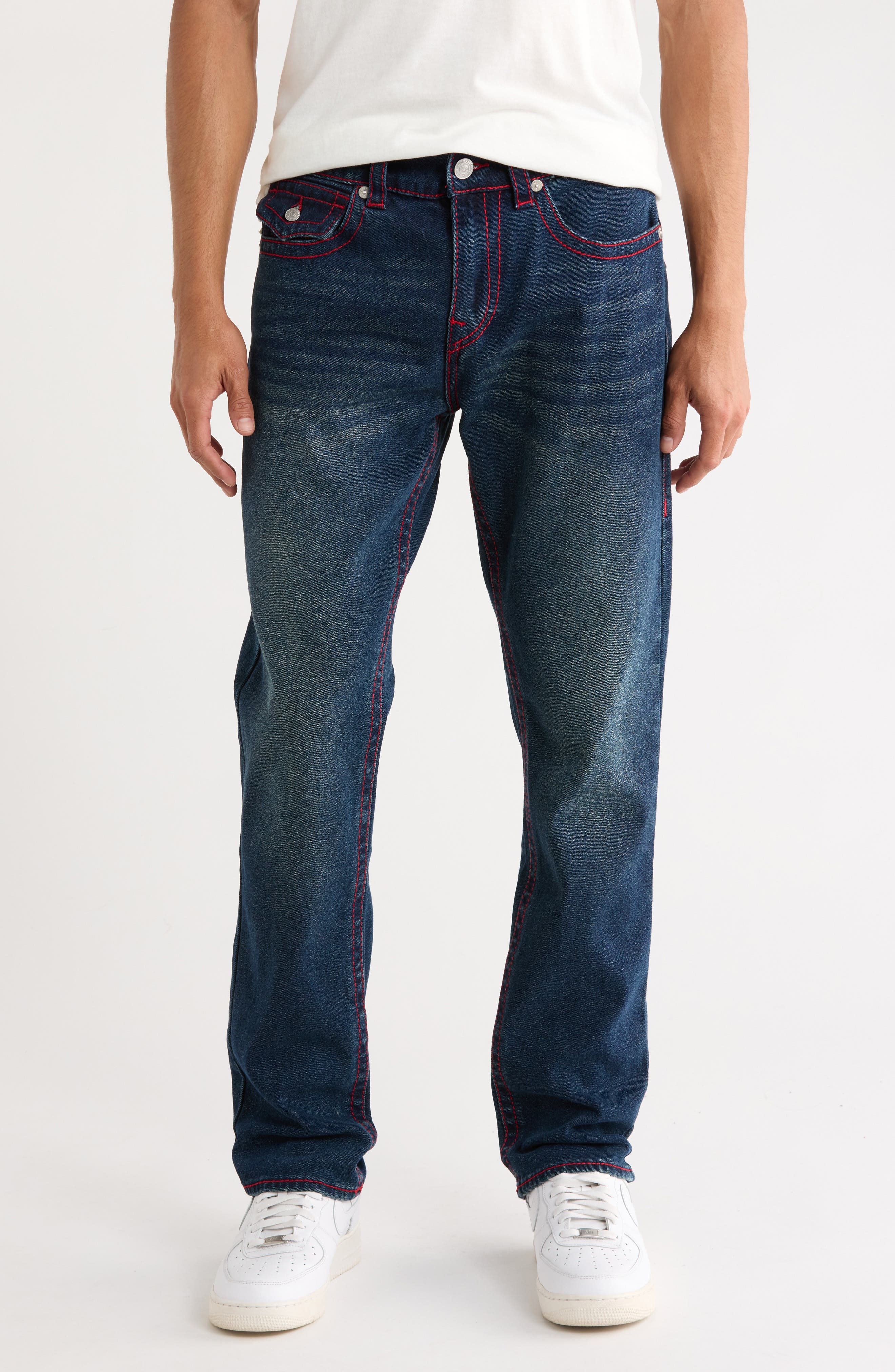 True Religion Geno Big T Flap Pocket Slim Jeans
