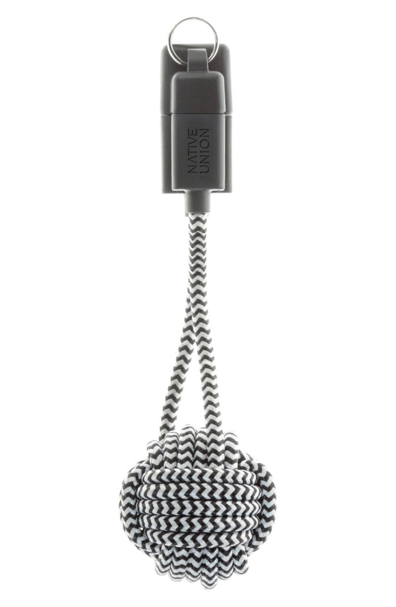 Native Union 'KEY' iPhone Charging Cable Key Chain, Main, color, 