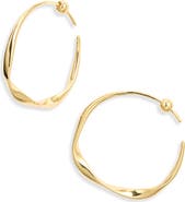 Nordstrom Fluted Hoop Earrings