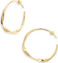 Nordstrom Fluted Hoop Earrings