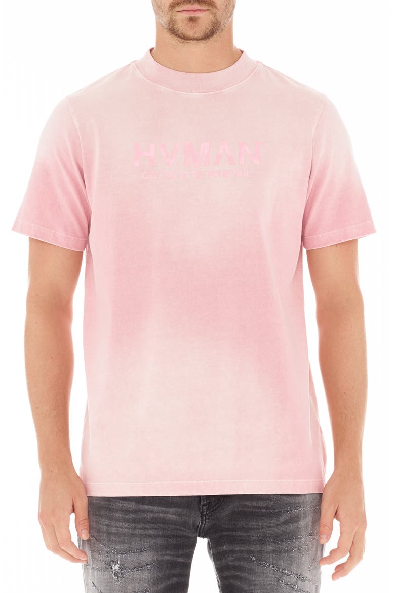 Basic Logo Cotton T-Shirt, Main, color, CORAL