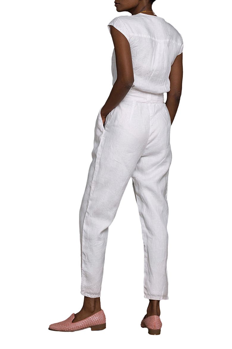 Evening Chai Jumpsuit, Alternate, color, White