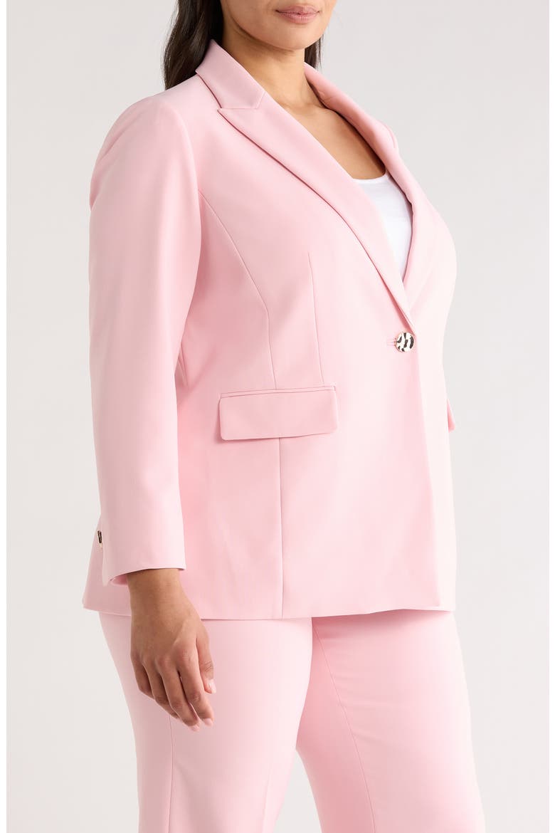 One-Button Jacket, Alternate, color, ROSE WATER