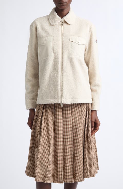 High Pile Fleece Zip-Up Overshirt
