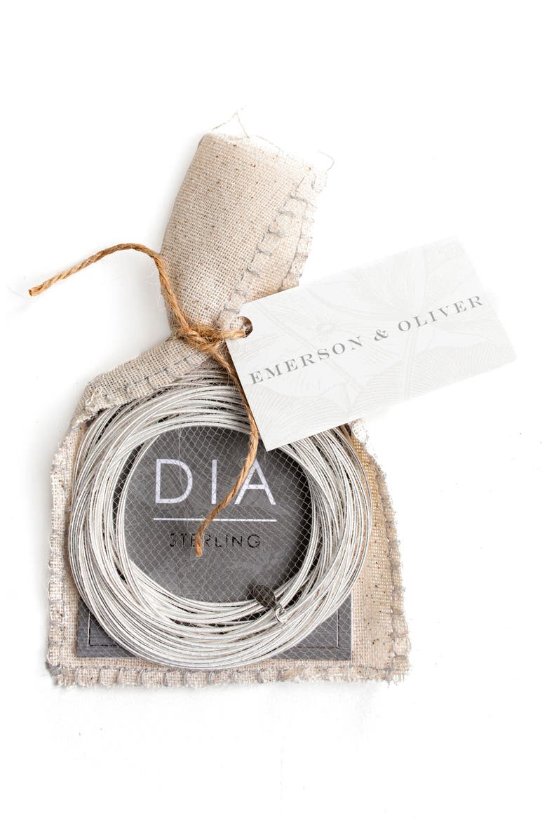 Dia Sterling Bracelets, Alternate, color, SILVER