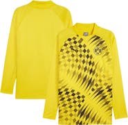 PUMA Men's Puma Yellow Borussia Dortmund 2023/24 Pre-Match Pullover Raglan Sweat Top
