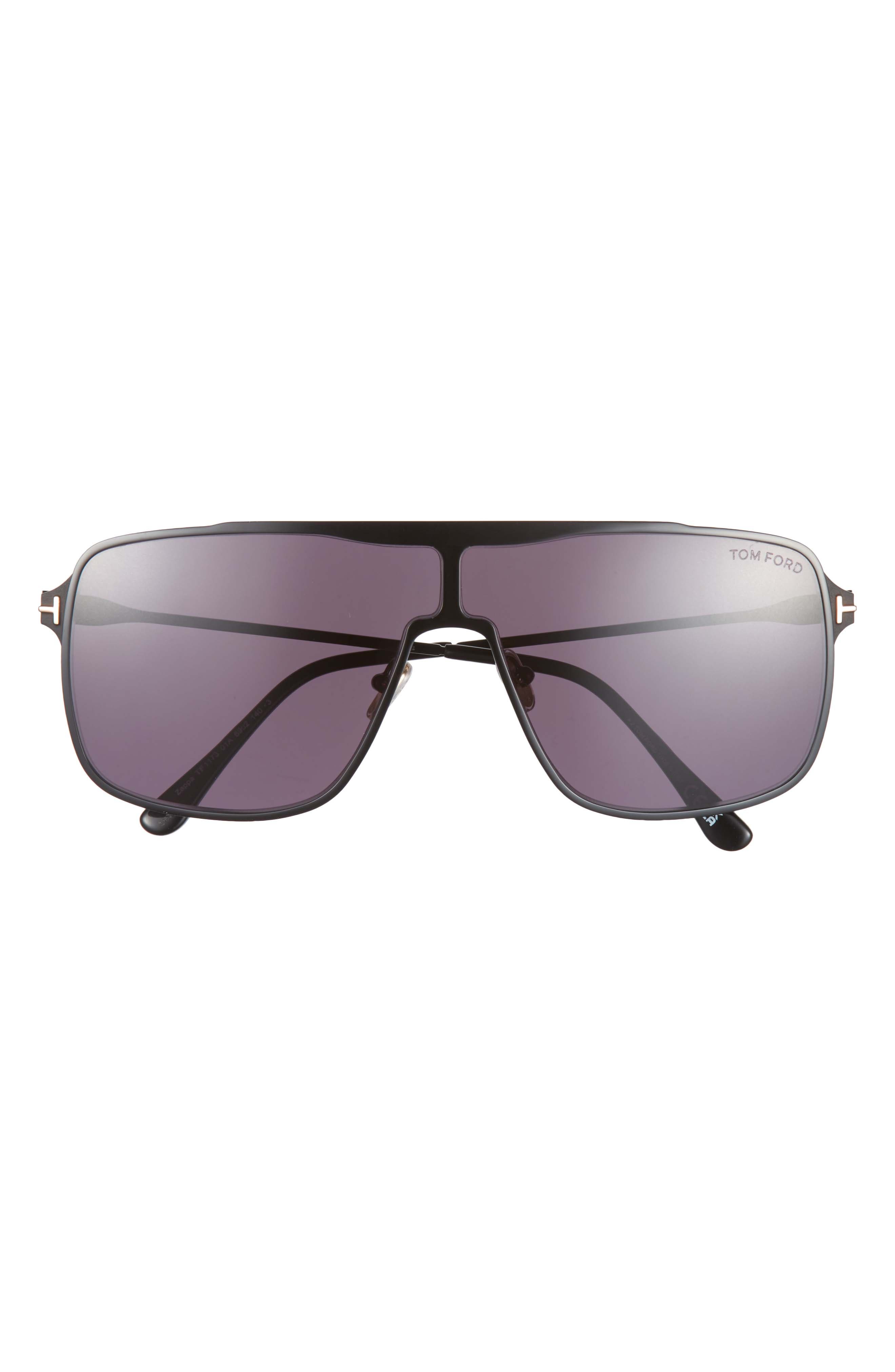 TOM FORD Zappa 69mm Oversize Navigator Sunglasses