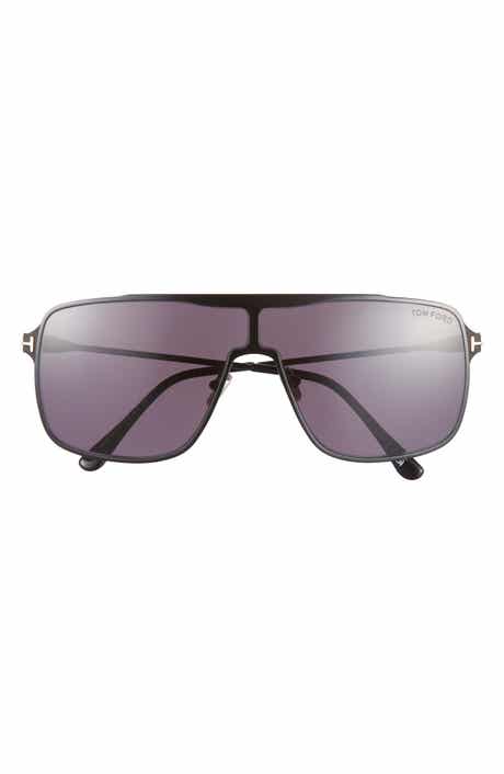 TOM FORD Zappa 69mm Oversize Navigator Sunglasses
