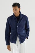 Brunello Cucinelli Suede overshirt