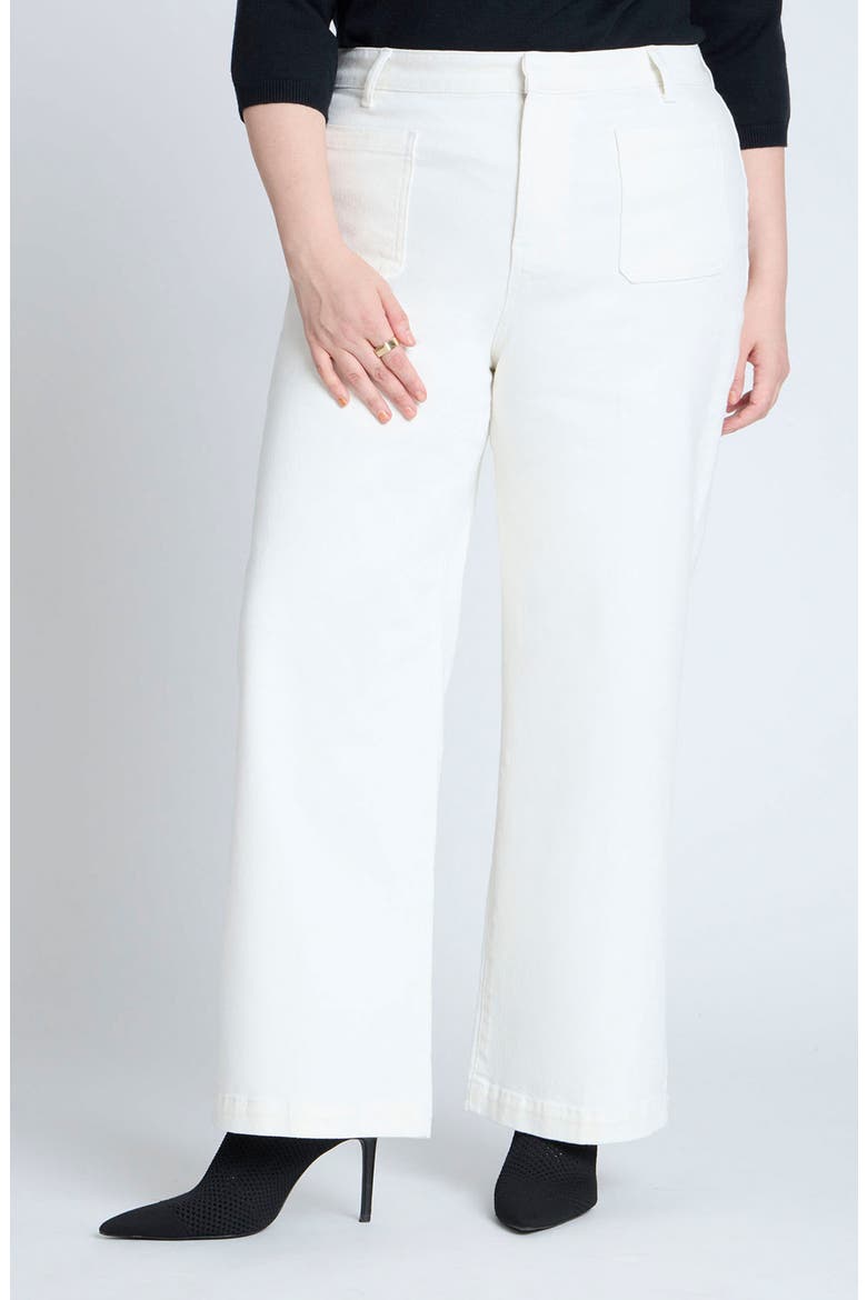 Trouser Jean, Main, color, WHITE