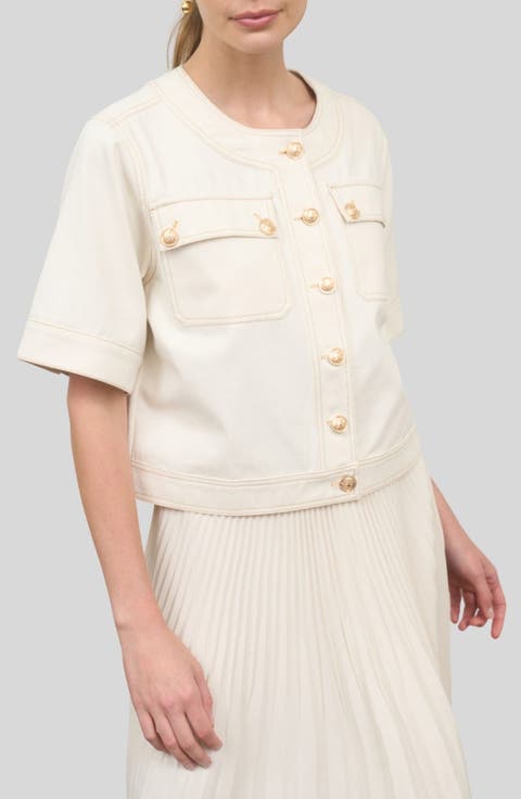 Short Sleeve Cotton Jacket