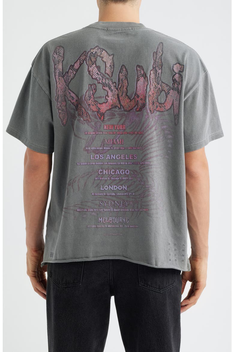 Knotted Ekcess Oversize Graphic T-Shirt, Alternate, color, CHARCOAL