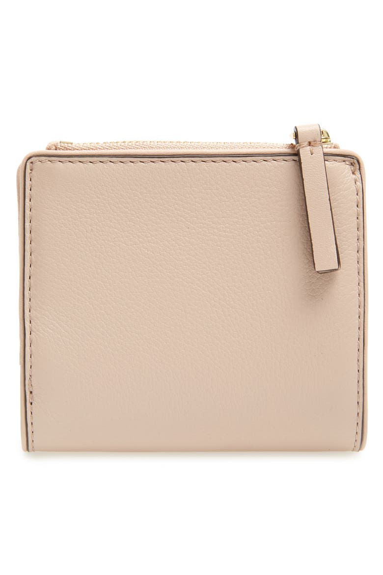 Marsden Leather Mini Wallet, Alternate, color, LIGHT OAK