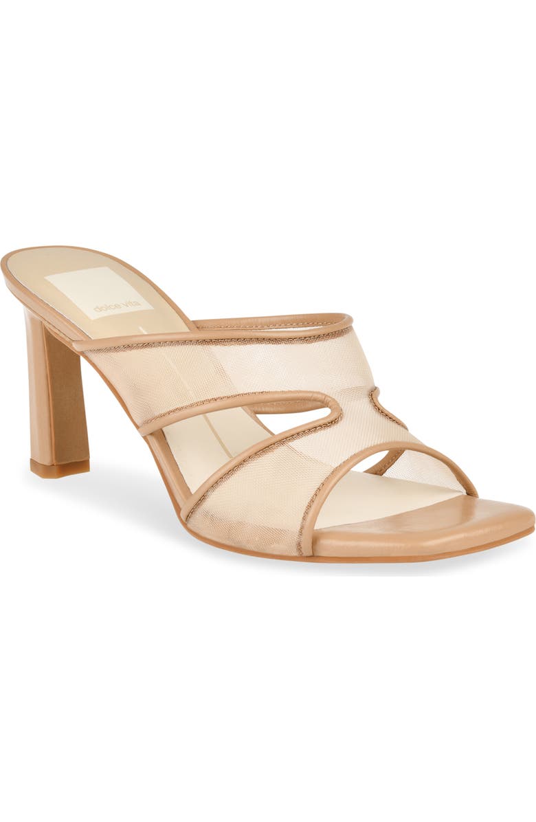 Dolce Vita Gitel Slide Sandal, Main, color, Light Tan Mesh
