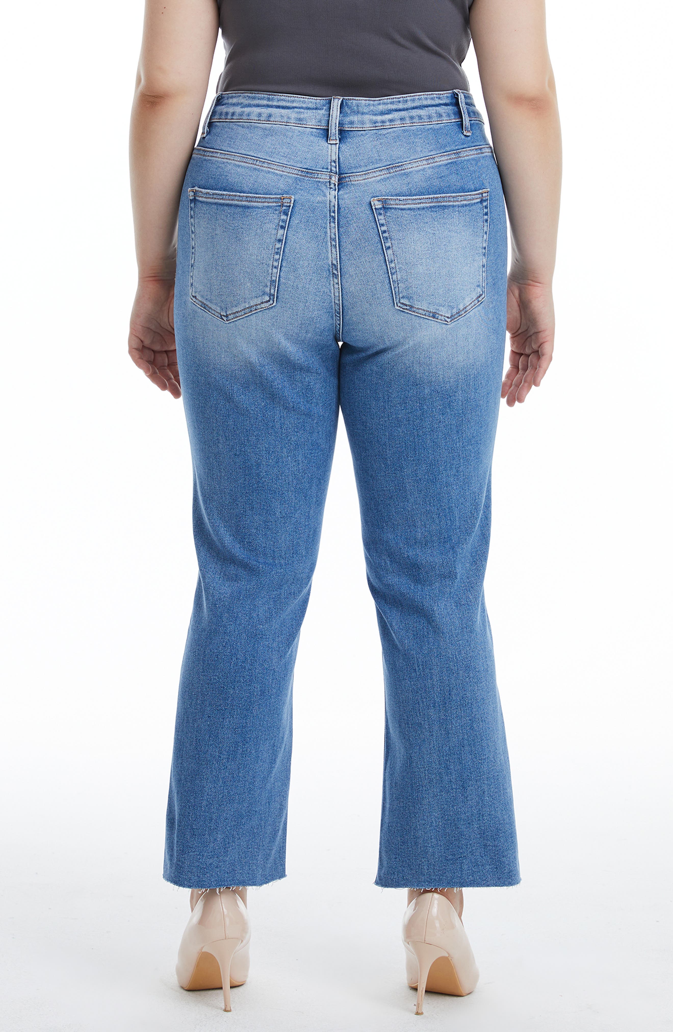 Distressed Slim Straight Leg Jeans - image 2