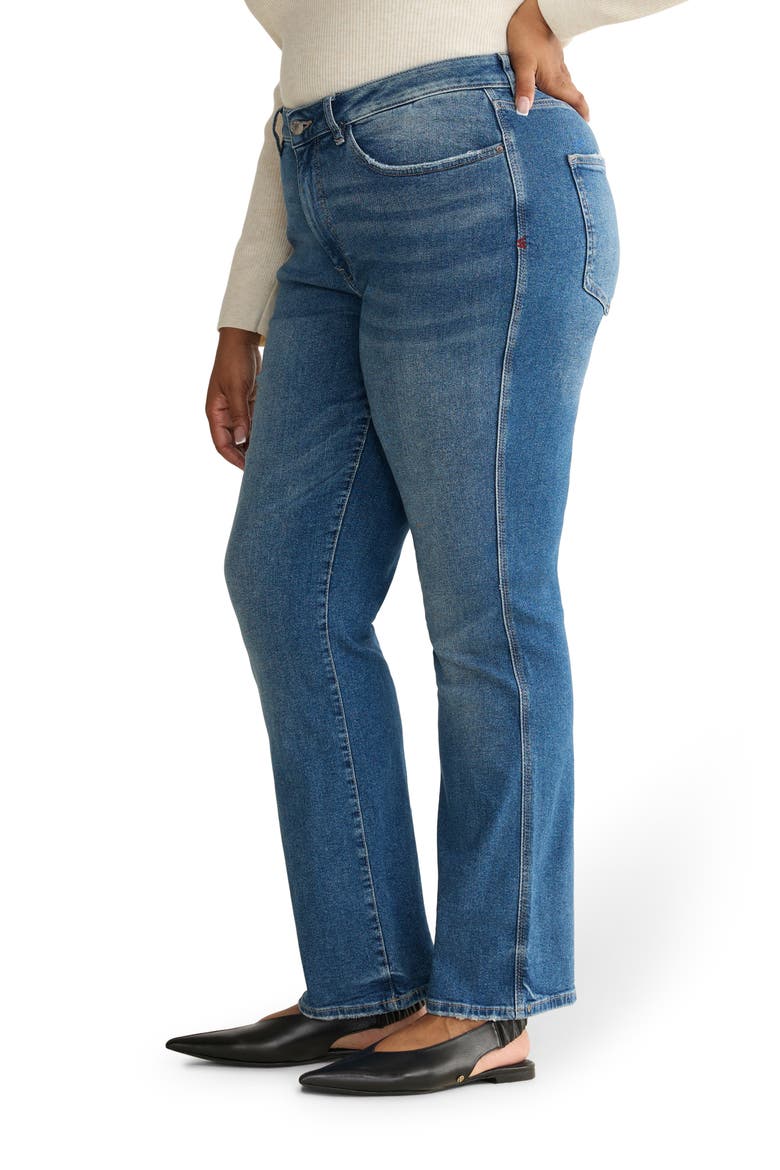 ASE High Waist Straight Leg Jeans, Alternate, color, CITY GIRL