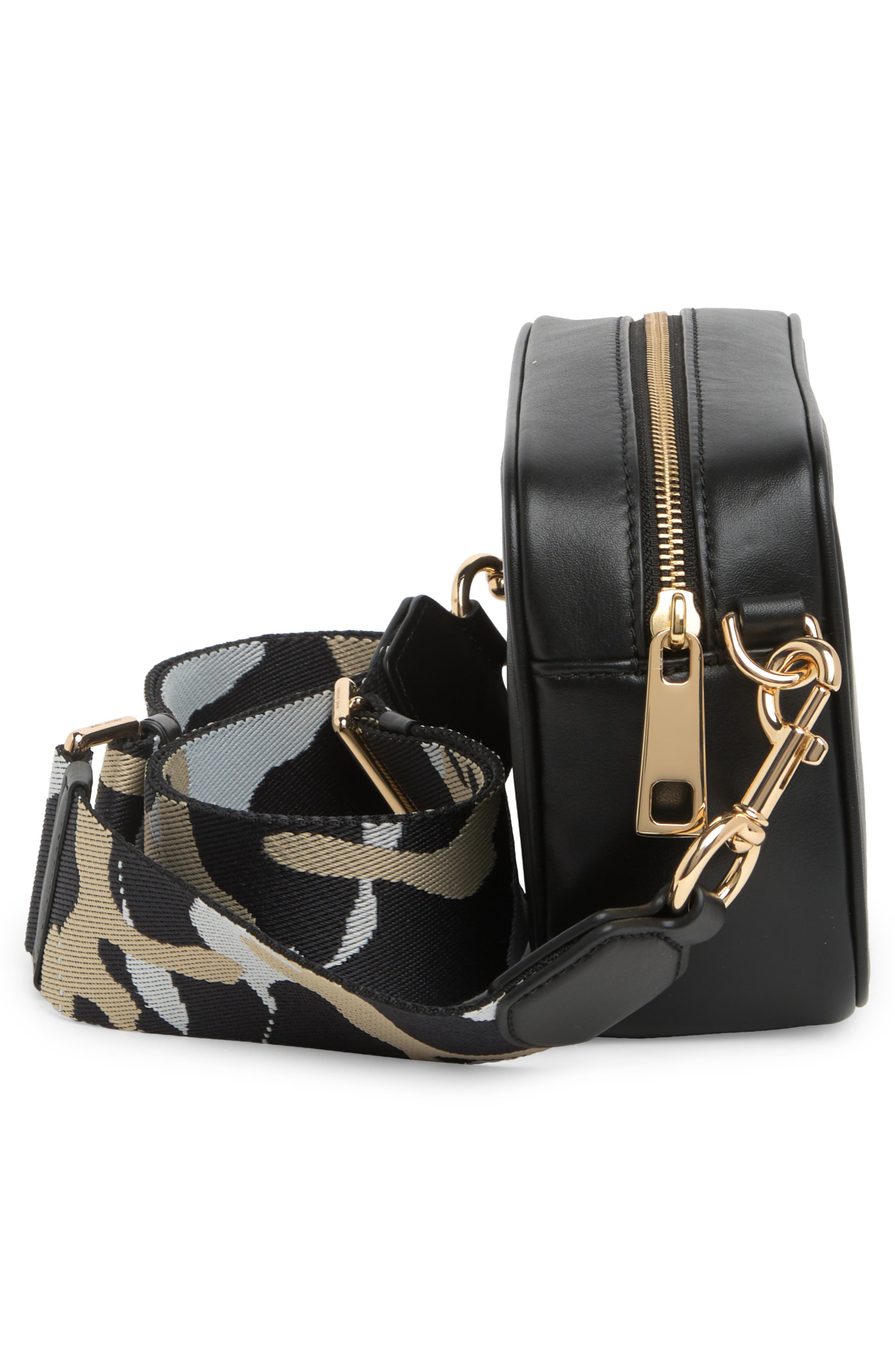 Marc Jacobs Flash Leather Camera Crossbody Bag, Alternate, color, 